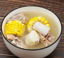 Bamboo Shoot and Corn Pork Rib Soup