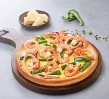 Mini Basil Seafood Pizza