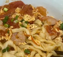 Tomato Shrimp Dry Noodles