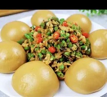 Grandmother's Vegetable Steamed Corn Cake