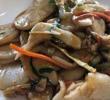 Bamboo Shoots and Pork Stir-fried with Rice Noodles