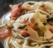Fresh Bamboo Shoot and Salted Pork Noodles