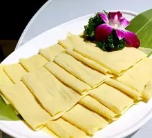 Oil-soaked tofu skin