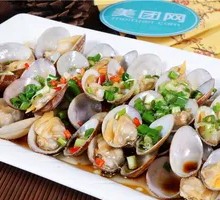 Scallion Oil Clams