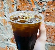 Plum and Osmanthus Iced Americano