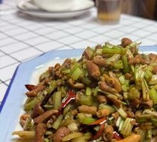 Duck Intestine with Celery