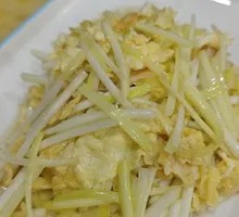Scallion omelette