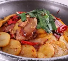 Spicy Potatoes in Dry Pot