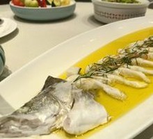 Steamed Sea Bass with Pickled Wrap