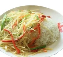 Shredded Potato Rice Bowl