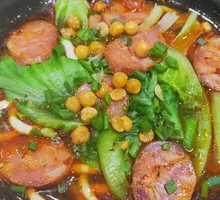 Sausage and Potato Noodles