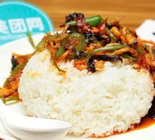Fish-Flavored Shredded Pork Rice Bowl