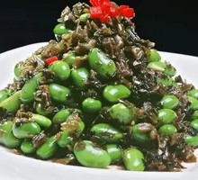 Snow Cabbage and Green Beans