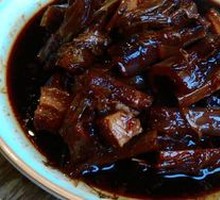 Braised Pork with Cabbage Stems