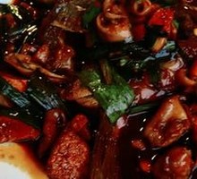 Braised Fish Tail, Fish Roe, and Fish Bladder
