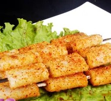 Glutinous Rice Cake Skewers