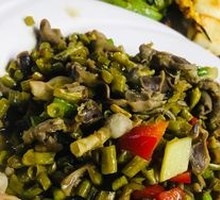 Eggplant and Chicken Offal Stir-fry
