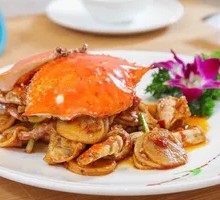 Stir-fried Crab with Rice Noodles