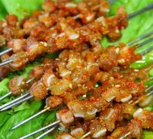 Green Pepper Pork Cartilage Skewers