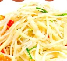Spicy and Sour Potato Noodles with Rice