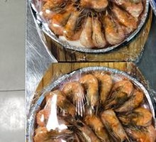 Grilled Shrimp on Iron Plate