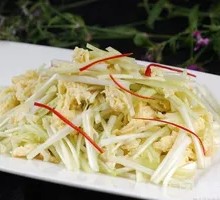Scallion omelette