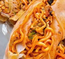 Spicy Ramen Noodle Roll