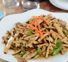 Fried Tofu with Shredded Pork