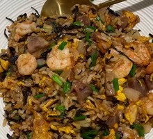 Preserved Vegetable and Shrimp Fried Rice