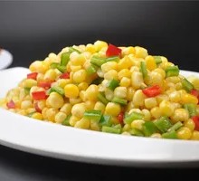 Green Bean Corn Ham Dice