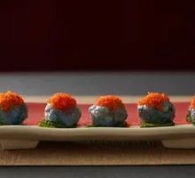 Fish Roe Shrimp Dumplings