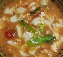 Tomato Noodles with Dough Balls