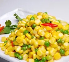 Corn and Snow Peas