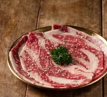Black Beef with Fat and Lean