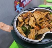 Fried Tofu and Pork Rice
