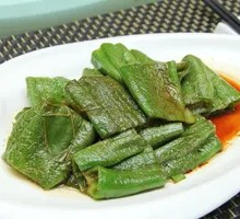 Braised Green Pepper with Tiger Stripes
