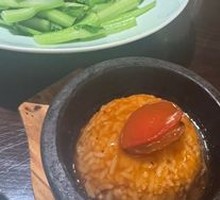 Black Truffle Stone Pot Abalone Rice