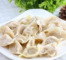 Pork and scallion dumplings