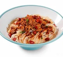 Spicy Meat Sauce Noodles with Eggplant Flavor