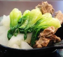 Radish and Pork Rib Rice