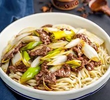 Scallion Beef Noodles