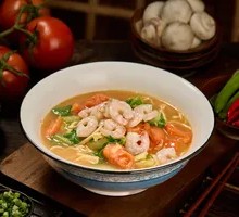 Tomato Shrimp Noodles