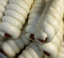 Sausage-filled Baozi