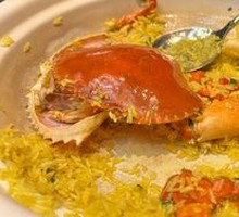 Curry Crispy Rice with Blue Crab