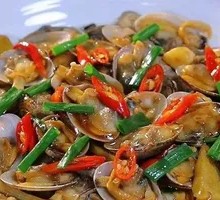 Stir-fried Clams