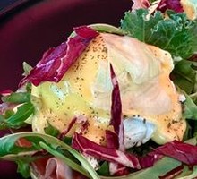 Benedict Egg (Sautéed Shrimp, Porcini)