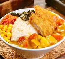 Chicken Cutlet Curry Rice