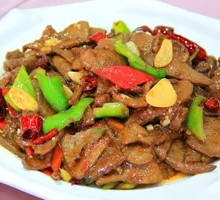 Bell Pepper Stir-fried Pork Liver