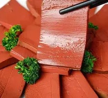 Aluminum-Wrapped Duck Blood