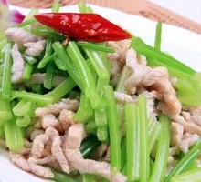 Celery and Shredded Pork